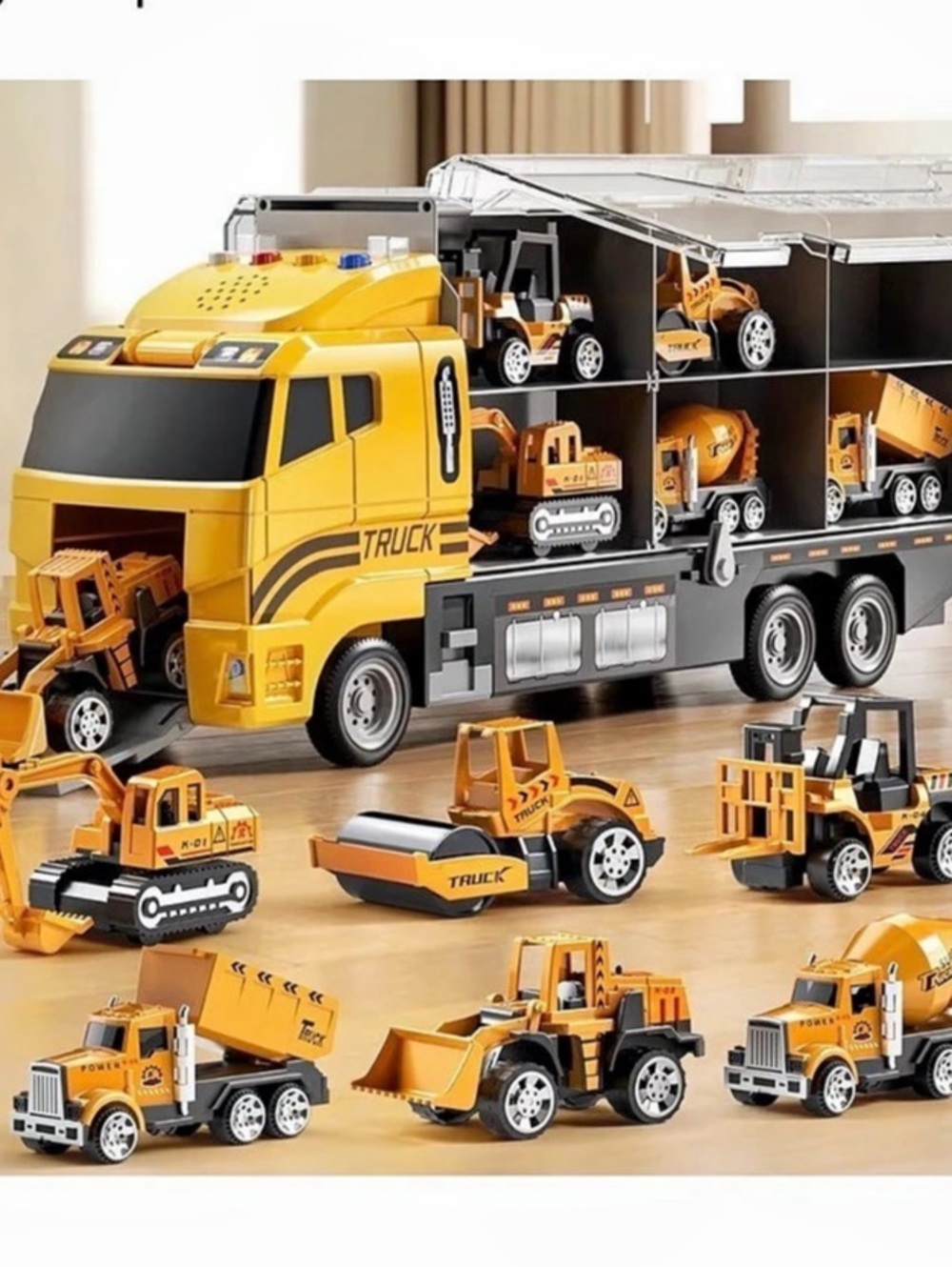 Construction Truck Vehicle Playset